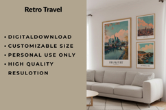 470 Retro Vintage Travel Wall Art Printable I TV Frame Product Image 4