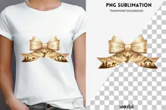 Christmas winter bow png design for T-shirts Product Image 4