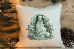 Mint Christmas Baby First Clipart, Christmas PNG Product Image 4