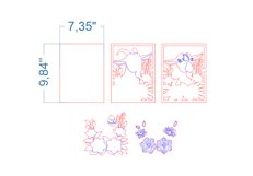 Goat Frame SVG laser cut file for Glowforge Product Image 4