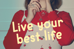Lucky Girls Club Bold Handwritten Sans Retro Vibes Product Image 11