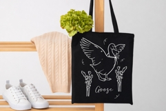 Geese Silhouette Clipart PNG SVG Product Image 4