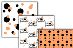 Graduation 2026 orange digital papers Product Image 3