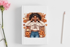 Autumn woman melanin png design for T-shirts Product Image 2
