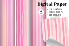 Stripe Pattern Background Gift Wrap Wallpaper Digital Paper Product Image 1
