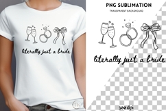 Bride png design for T-shirts Product Image 4