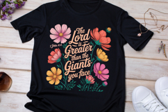 John 4:4 Floral Bible Verse Art Product Image 4