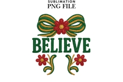 Believe png design for T-shirts Product Image 1