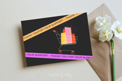 Aesthetic Thank You Card for Small Business | Minimal Product Image 4