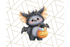 Halloween Costume Parade Clipart PNG with Monsters Clip Art Product Image 4
