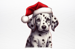 Christmas Dog Sublimation Clipart PNG Product Image 4