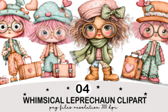 Whimsical St. Patrick’s Day Fairy PNG, St. Patrick’s Day PNG Product Image 1