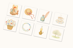 Anne of Green Gables Watercolor Clipart, Anne Shirley Product Image 4