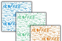 coffee digital papers, Coffee pattern, Coffee background Product Image 3