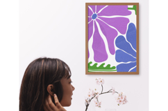 Modern Abstract Floral Block Embroidery Design Product Image 4