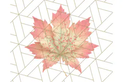 Fall Foliage Clipart PNG, Pink and Green Leaves Product Image 4