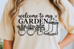 Welcome To My Garden Svg, Plant Lover Svg, Plant Mom Svg. Product Image 5