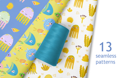 Under the Sea Nautical Collection Hand-Drawn PNG Product Image 19