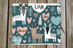 Valentine deers | 4 scandi Skinny tumbler designs Product Image 4