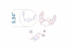 Flamingo Baby Name Sign SVG Laser cut file for Glowforge Product Image 4
