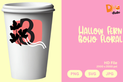 Hallow Fern Boho Floral Monogram Product Image 1