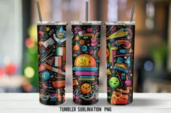 Back to school Tumbler Sublimation Desings Product Image 4