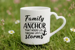 Family is the anchor that holds us through life s storms Fam Product Image 2