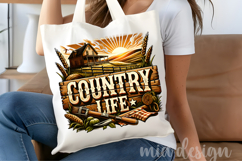 Country Life PNG, Vintage Farmhouse Sublimation Design Product Image 5