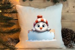 Funny Christmas Peeking Sublimation, Christmas PNG Product Image 4