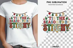 Christmas crochet png design for T-shirts Product Image 4