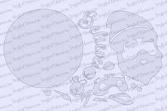 Believe Christmas Round Sign SVG | Christmas Cute Elf Sign Product Image 2