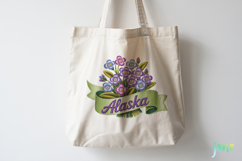 USA State Flowers Embroidery Clipart Product Image 5