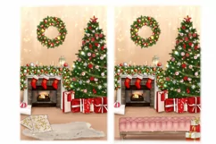 Landscape Clipart, Autumn Clipart, Winter Clipart, Christmas Product Image 3