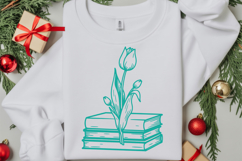 Reading Books Flower Product Image 1