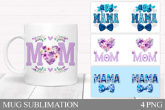 Mother's Day Mug Design. Mother's Day Sublimation Product Image 1