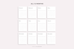 2029 Monthly Calendar Printable &amp; Fillable, A4/Letter Size Product Image 4