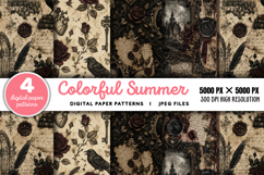 Gothic Background Papers and Clipart PNG Product Image 1