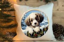 3D Christmas Dog Ornament, 3D Christmas Dog Ornaments Product Image 4