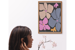 Colorful Modern Floral Block Embroidery Design Product Image 4