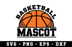 Basketball Mascot Svg |Basketball SVG Cut files | Cricut Product Image 1