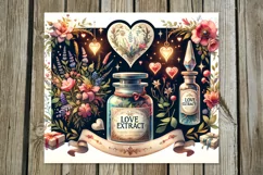 Vintage Love| 4 Skinny tumbler sublimation designs Product Image 4