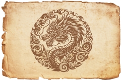 Fierce Oriental Dragon Head in Smoke Product Image 3