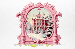 Vintage Pink Christmas Clipart Product Image 4