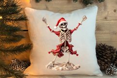 Christmas Skeleton Sublimation Clipart, Christmas PNG Product Image 4