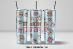 3D MaMa inflated 20 oz Tumbler Wrap Sublimation. Product Image 4