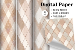 Buffalo Plaid Background Wallpaper Digital Paper_2 Product Image 1