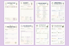 ADHD Focus &amp; Productivity Planner 2027 Product Image 4