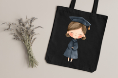 50 Cute Watercolor Graduate Clipart PNG | Boy &amp; Girl Bundle Product Image 8