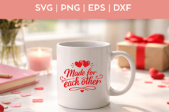 Made For Each Other SVG Bundle | PNG Valentine's Day Product Image 2