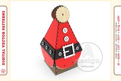 Christmas_gift_box_V6 - laser cut file - Glowforge ready SVG Product Image 4